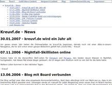 Tablet Screenshot of kreuvf.de